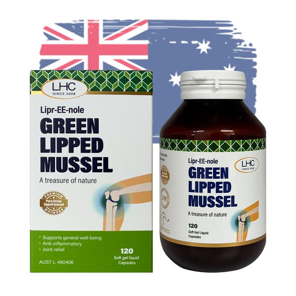 LHC 호주 초록입홍합 GLM 리프리놀 1250mg 120캡슐