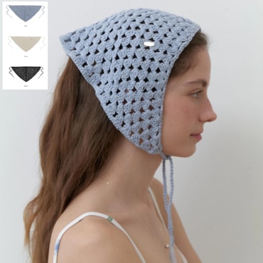 그레이맨션 크로쉐 헤어 스카프 Carry Barrette Crochet Hair Scarf