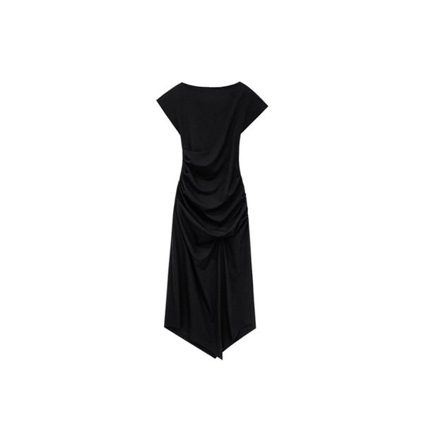 Rayon drape dress