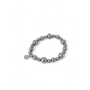 Bubble Metallic Grey Bracelet