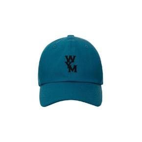 블랙 로고 볼캡 블루   22FW W223AC51992L