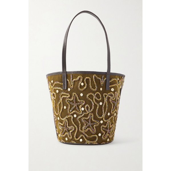 스타우드 카로 가죽 트리밍 장식 토트백 46376663163027442