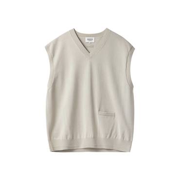브롬톤 [브롬톤런던] P242MKT517 베이직 니트 베스트 BASIC KNIT VEST(L/BEIGE)