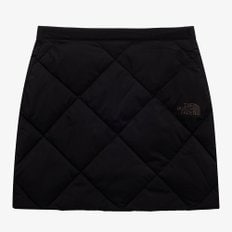 [노스페이스 공식] NK6NQ81J 화이트라벨 여성 플러피 온볼 스커트_BLACK