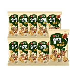 너만아는과자점 농심 쫄병 숯불바베큐맛 82g  x 10개 / 스낵 간식