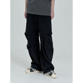 Circle Wide Pants (Black)