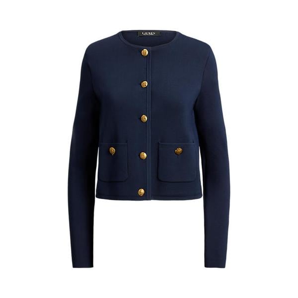 크롭 크루넥 스웨터 재킷(WMLROTWS6020268410)