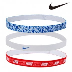 나이키밴드 ZQJ AC9728-495 나이키 PRINTED HEADBANDS 3PK AC9728-495