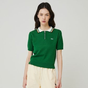 원더플레이스 W TENNIS HALF ZIP-UP [GREEN]