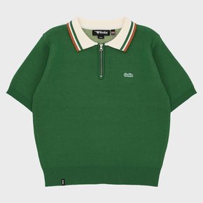 W TENNIS HALF ZIP-UP [GREEN]