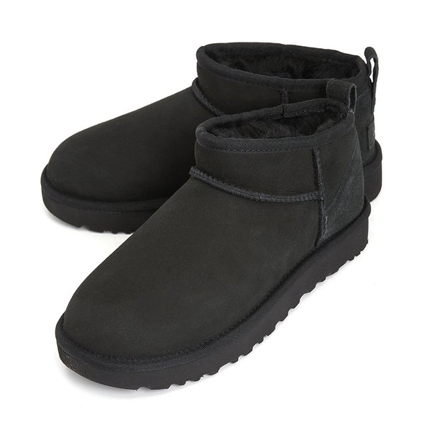 [부산점] 어그 클래식 울트라 미니 여성 앵클 부츠 1116109 BLK