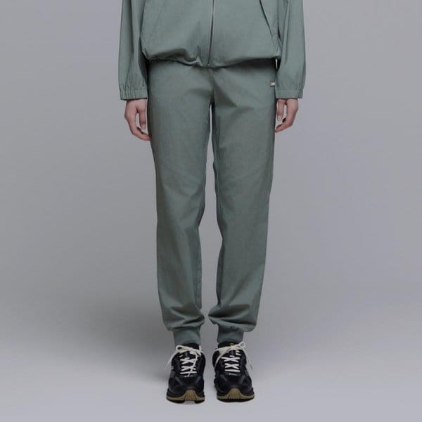 [여주점] N241WPT080 여성 우븐 스트레치 조거 팬츠 카키