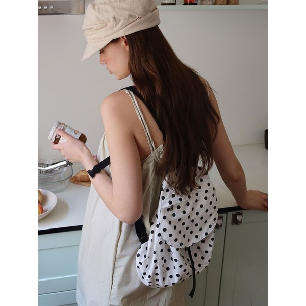 POPI DOT BACKPACK_white