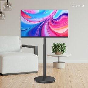 무빙큐빅스 블랙에디션 32인치 FHD QLED 삼탠바이미 X1시리즈 셋트 이동식 스마트TV 스탠바이미