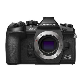 올림푸스 미러리스 일안 렌즈 카메라 OM-D E-M1 MarkIII 바디 블랙