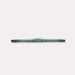 MOMO Green Emerald Tennis Bracelet SSKA103BWG180