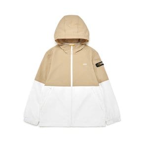 K242UJK920 올라운드 컬러블럭 바람막이 LBEIGE