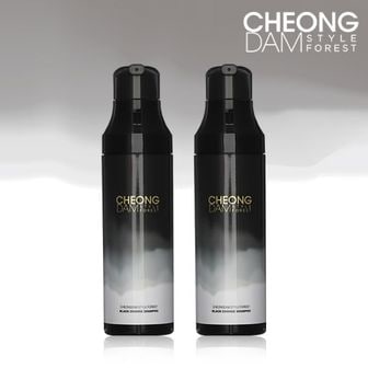 청담스타일 포레스트 블랙체인지 샴푸 200ml (흑갈색) x 2개