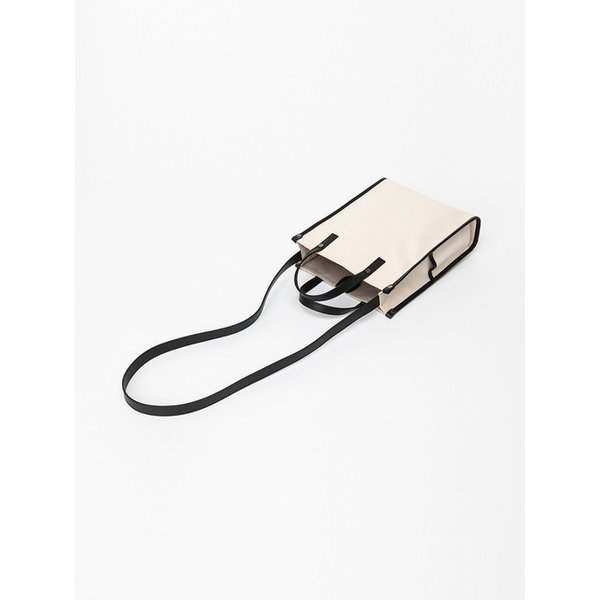 [리퍼브] Uni shopper NS Canvas combo [black ivory]