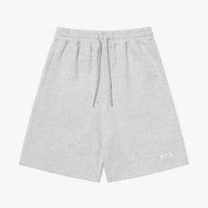 [여주점] ESSENTIAL SMALL LOGO SHORTS-MELANGE GREY