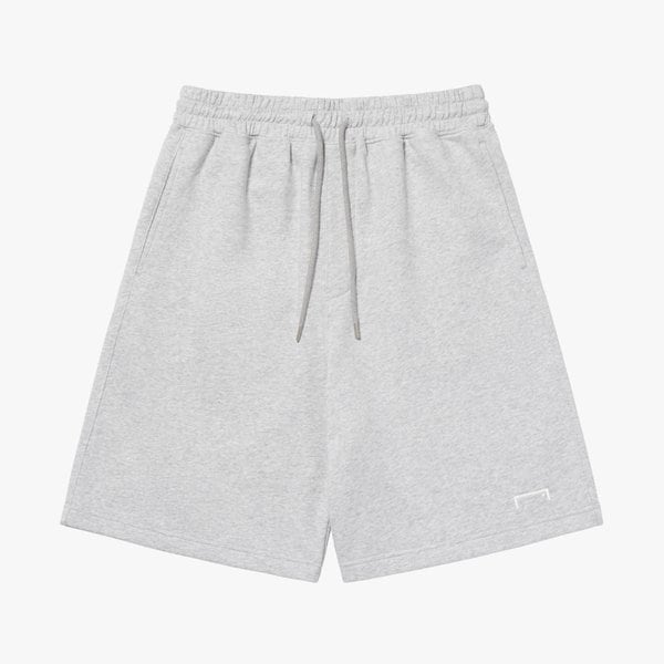 [여주점] ESSENTIAL SMALL LOGO SHORTS-MELANGE GREY