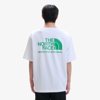 노스페이스 [노스페이스 공식] NT7UR36B 남성 오로라 EX 반팔 티셔츠_WHITE