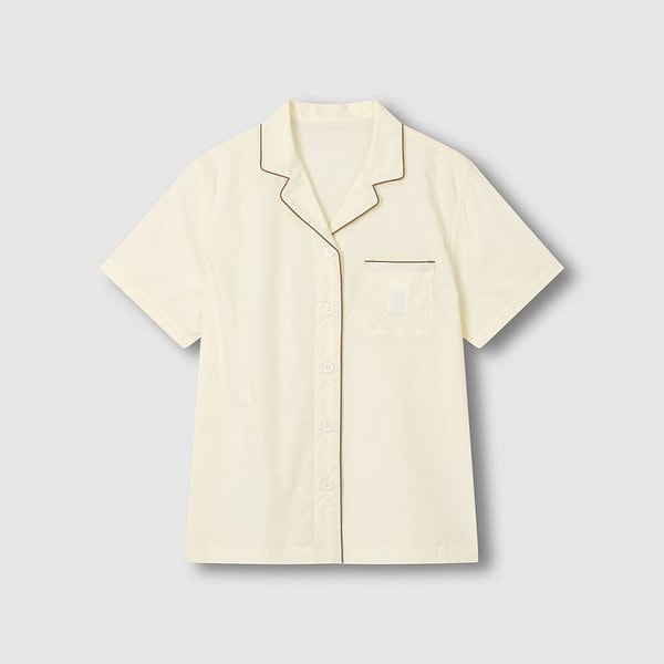 여 60수 코튼 라인 3부 파자마 세트 J216201008025