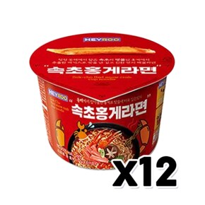 속초홍게라면 115g 얼큰매운해물맛 x 12개