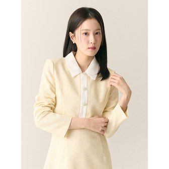 로엠 카라 트위드 2in1 미니원피스_RMOWF23S12