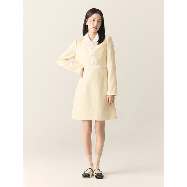 카라 트위드 2in1 미니원피스_RMOWF23S12