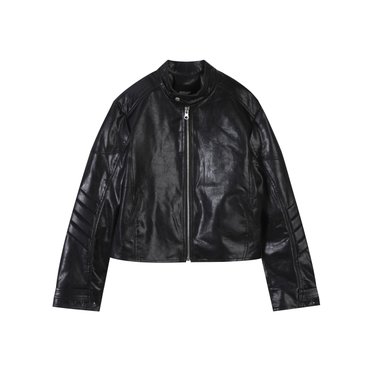 버커루 여성 에코레더 라이더 자켓(B251LI601P)