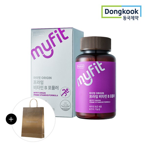 [동국제약/쇼핑백증정]마이핏 오리진 ORIGIN 프라임 비타민 B 포뮬러 (60정) 1박스
