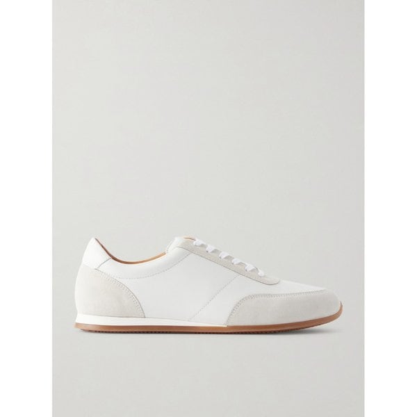 미스터 피 스웨이드 트리밍 가죽 스니커즈 46376663163066065