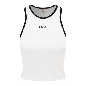 UFC 우먼스 피지컬 짐웨어 슬리브리스 화이트 U4SLV2209WH