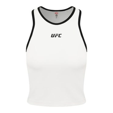 UFC SPORT UFC 우먼스 피지컬 짐웨어 슬리브리스 화이트 U4SLV2209WH