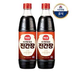 [사조대림] 더자연담은 진간장 840ml x2개