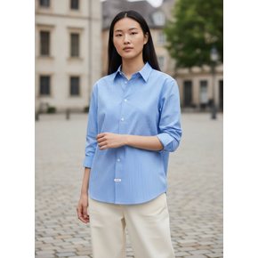 스트라이프 포플린 드레스 셔츠 1356156