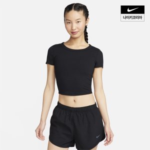 나이키 우먼스 나이키 원 피티드 드라이 핏 반팔 크롭 탑 NIKE FN2805-010