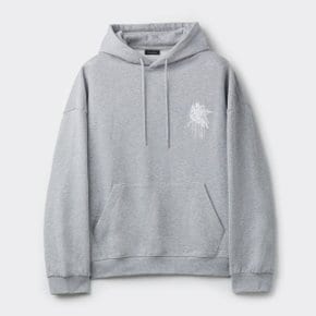 [BISCO SMITH] Grey Graphic Hoodie CWTAW25918GYX