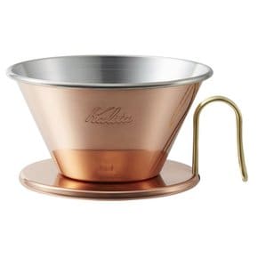 카리타 Kalita 커피 드리퍼 웨이브 시리즈 동제 일본제 2~4인용 TSUBAME & Kalita WDC-185 05099