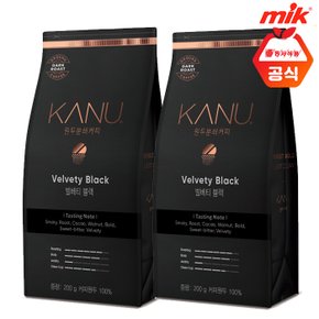 동서 맥심 카누 원두 분쇄커피 벨베티블랙 200g x 2개