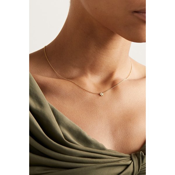 제니퍼 메이어 미니 플라워 18k 골드 진주 다이아몬드 네크리스 36856120585611372