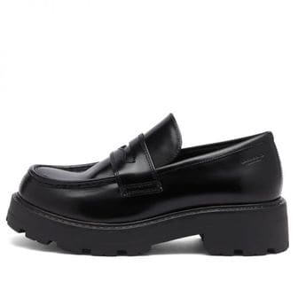  우먼 베가본드 Shoemakers Cosmo 2.0 청키 레더 Loafers - 블랙 5049-504-20-20