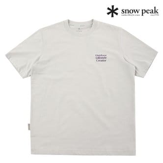 스노우피크 남성 퀵드라이 캠핑 반팔 티셔츠 S23MMCTS75 LE