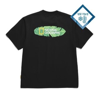 내셔널지오그래픽 [여주점] N242UTS470 유니 쿨맥스 컨셉 그래픽 티셔츠 카본블랙