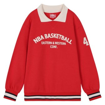 NBA KIDS NBA 아치로고 카라 맨투맨 K233TS050P36