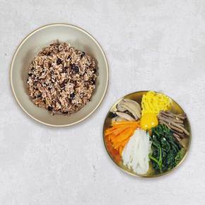 고화순명인이 만든 국산 찰밥 오곡밥 2팩+모둠나물 2팩