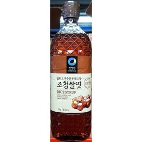 업소용 식당 분식 식자재 재료 청정원 쌀엿 1.2kg