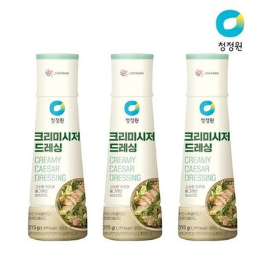 청정원 크리미시저드레싱 315g 3개