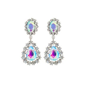 Aurora Crystal drop Shaped Earrings